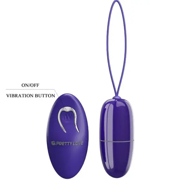 Pretty Love - Huevo vibrador remoto violeta para tu placer - Imagen 7