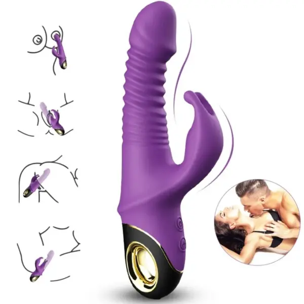 ARMONY - Vibrador rabbit violeta para el placer absoluto - Imagen 2