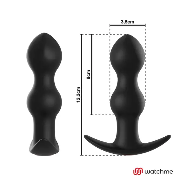 ANBIGUO - Watchme Control Remoto Plug Vibrador Anal Tiberio - Imagen 8