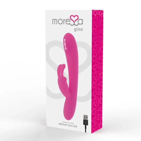 MORESSA - GINO TICKLING VAGINAL PREMIUM SILICONE RECARGABLE: El Vibrador Ideal para tu Placer - Imagen 4