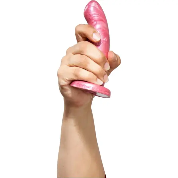 HERSPOT FLESHLIGHT - DILDO CURVADO GOLDEN ROSE M - Imagen 5