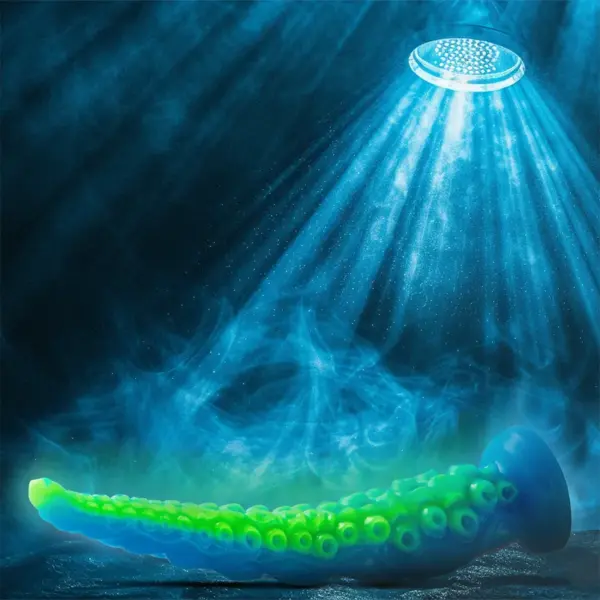 EPIC - Scylla Dildo Tentáculo Fino Fluorescente Tamaño Pequeño - Imagen 10