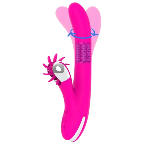 DIVERSIA - Bunny Rotation 24 CM - Vibrador con Perlas Giratorias - Imagen 3