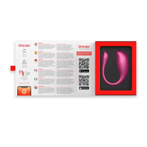 ONINDER - Huevo Vibrador Rosa con Control Remoto y APP Gratuita - Imagen 6