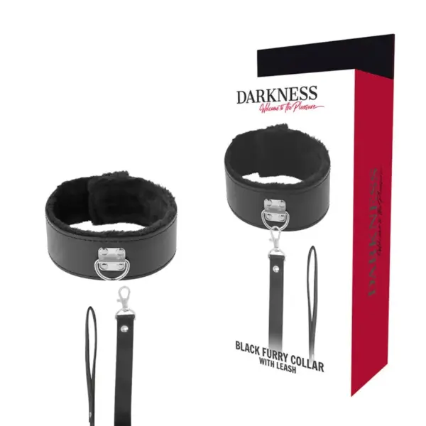 Darkness - Collar Forrado con Cadena Titanium