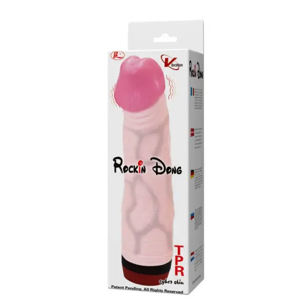 Rockin Dong - Dildo Realista con Vibración y Cyber Skin - Imagen 10