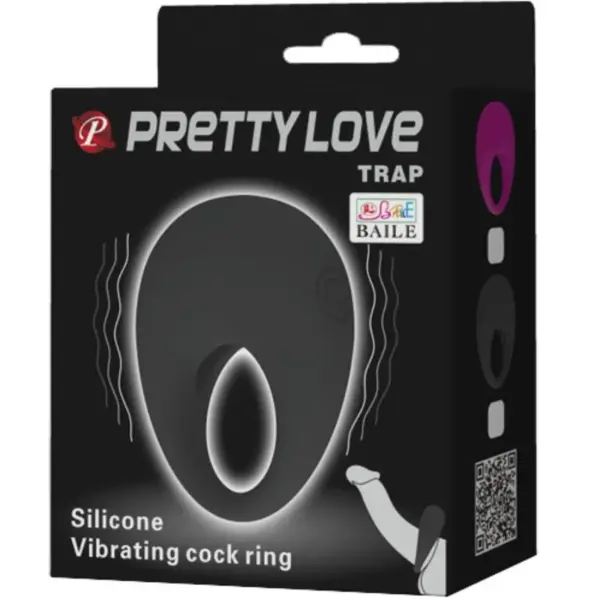 Pretty Love - Trap Anillo Vibrador Negro - Imagen 8