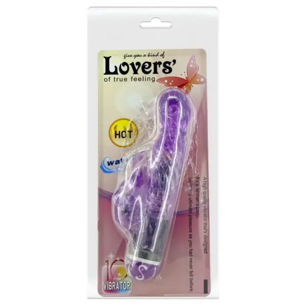 Pretty Love - Vibrador rabbit con licking morado - Imagen 2