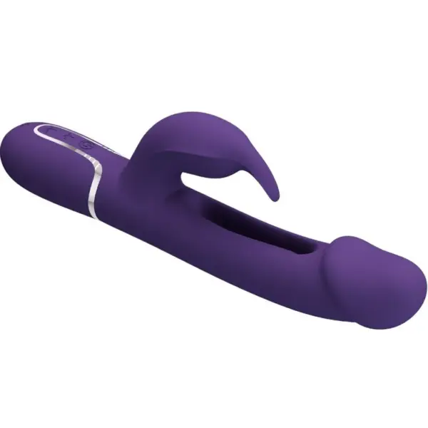 Pretty Love - Vibrador rabbit con licking morado - Imagen 5