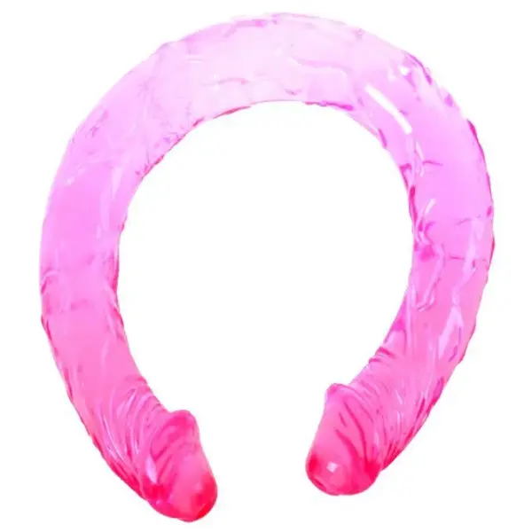 Baile - Double Dong Rosa 44.5 CM - Doble Placer para tus Fantasías - Imagen 3