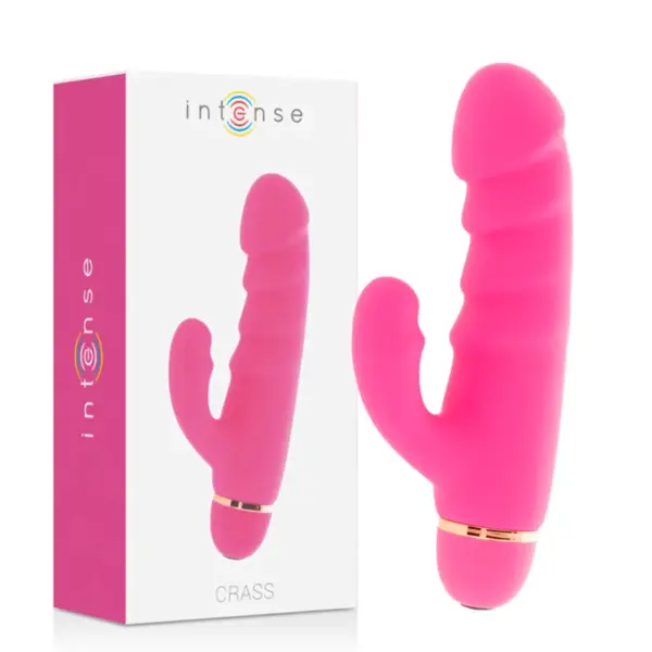 Intense - Crass 20 Modos Vibrador de Silicona Rosa para el Placer Femenino