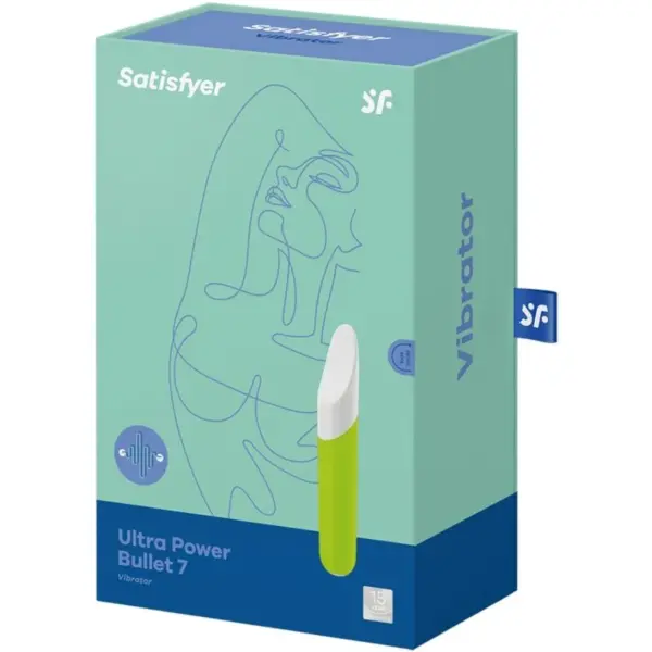 Satisfyer - Ultra Power Bullet 7 Bala Vibradora Verde - Imagen 3