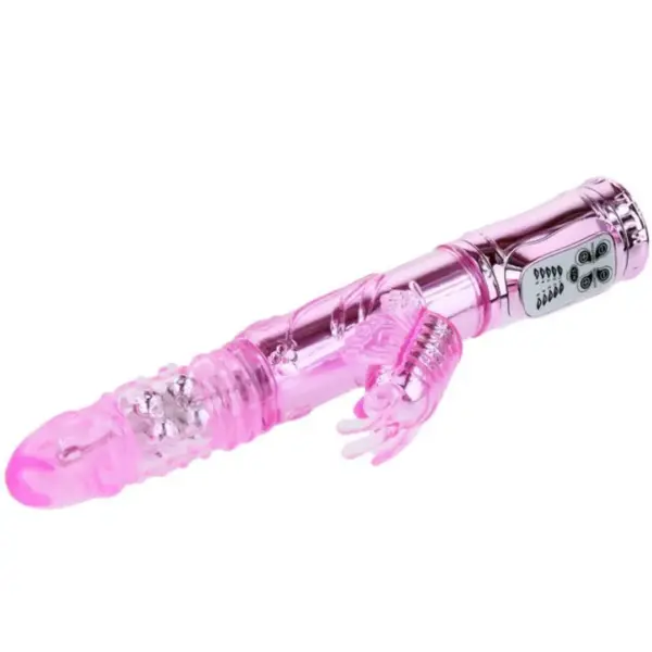 BAILE - Vibrador Rabbit Throbbing Butterfly Recargable con Rotación y Estimulador Clitorial - Imagen 2