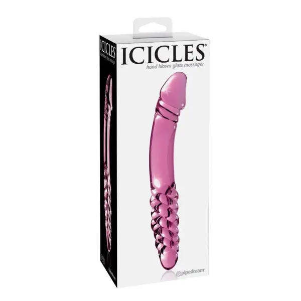 ICICLES - Masajeador de vidrio N. 57 para placer intenso y elegante - Imagen 2