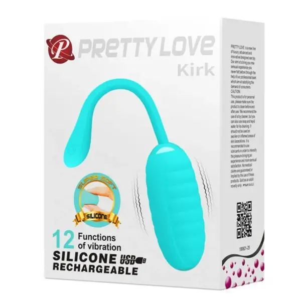 Pretty Love - Huevo vibrador recargable verde claro para placer discreto - Imagen 10