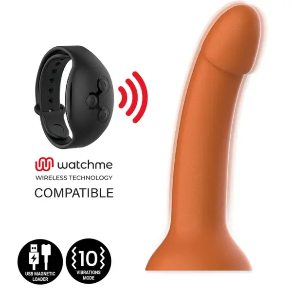 Mythology - Rune Royal Dildo M - Vibrador Compatible con Watchme Wireless Technology