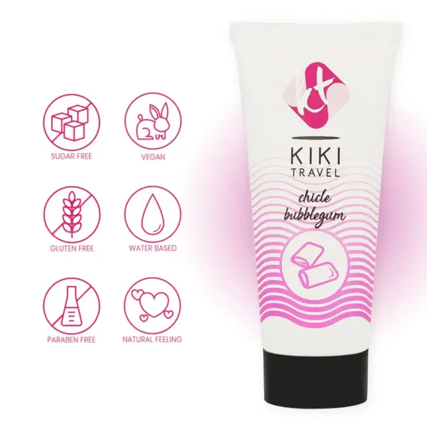 Kiki Travel - Lubricante Sabor a Chicle 50 ml - Imagen 4