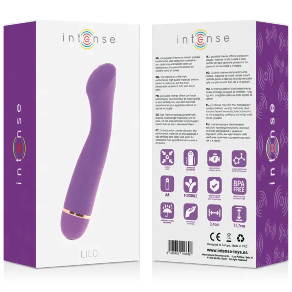 Intense - Vibrador de Silicona Lila con 20 Modos de Vibración - Imagen 5