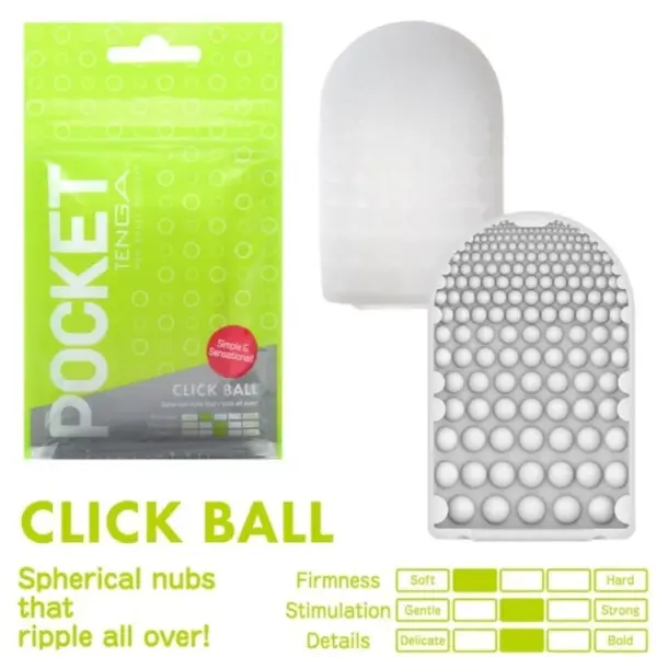 TENGA - Click Ball Masturbador Pocket: Placer a tu Alcance