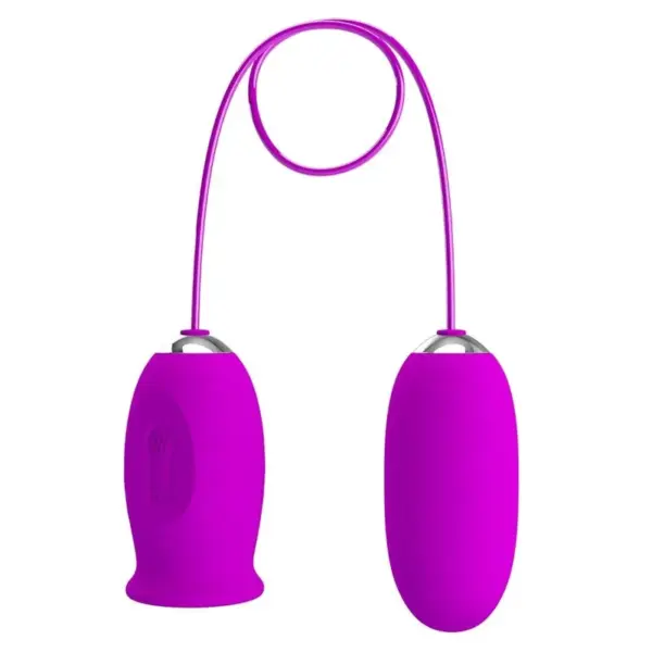 Pretty Love - Vibrador rabbit con licking morado