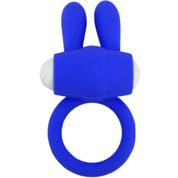 ARMONY - Mr Bunny Anillo Vibrador Silicona Azul para Parejas - Imagen 2