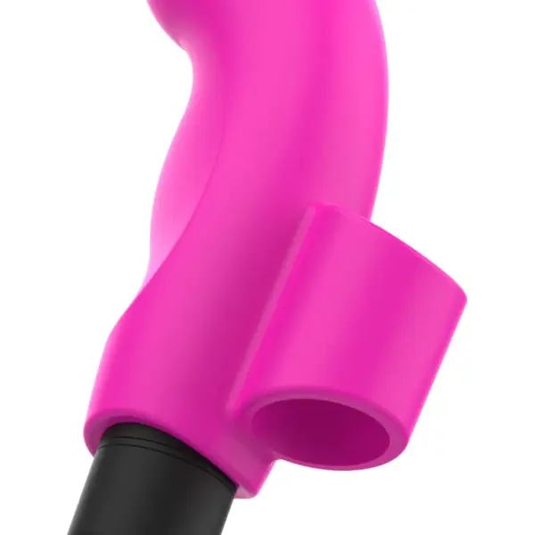 OHMAMA - Vibrador Dedal Rosa Neon Xmas Edition - Imagen 4