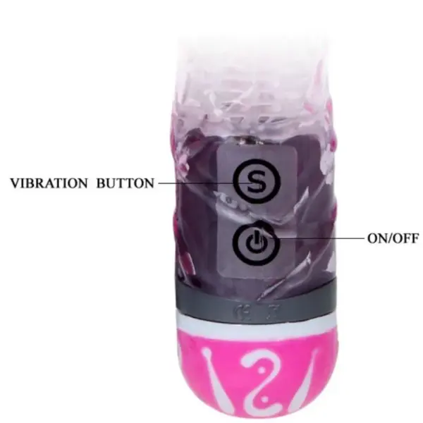 BAILE - Vibrador Rabbit Multivelocidad Rosa - Imagen 6