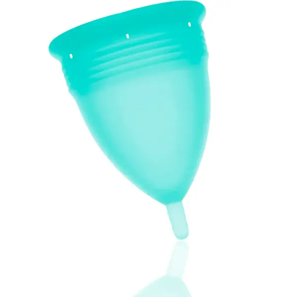 STERCUP - Copa Menstrual FDA Silicona Aquamarina - Talla S - Imagen 2