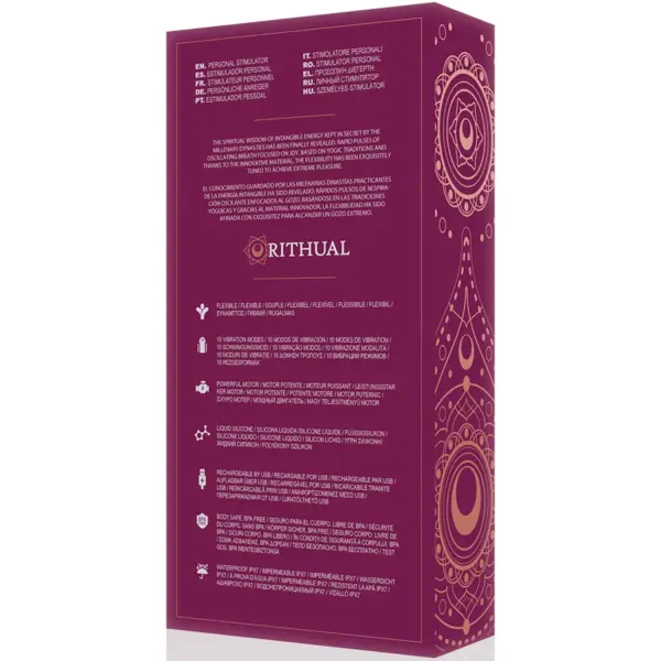 Rithual - Estimulador Ritual Kriya Punto-G Recargable Orquídea - Imagen 10