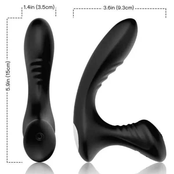 ARMONY - Storm Vibrador Anal Próstata & Plug Control Remoto Negro - Imagen 2