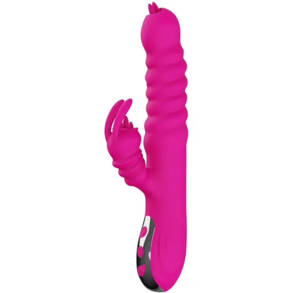 ARMONY - Vibrador rabbit con efecto calor fucsia - Imagen 5