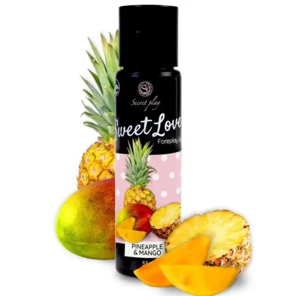 Secret Play - Gel Comestible de Mango y Piña 60 ML para Momentos Dulces