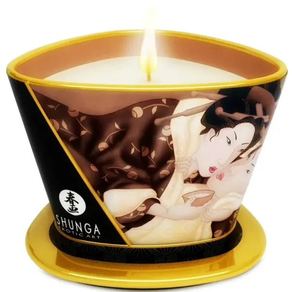 SHUNGA - Mini Caress by Candlelight Vela de Masaje Chocolate 170 ml