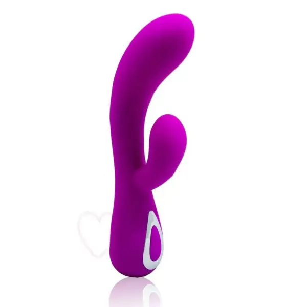 Pretty Love - Vibrador rabbit con licking morado