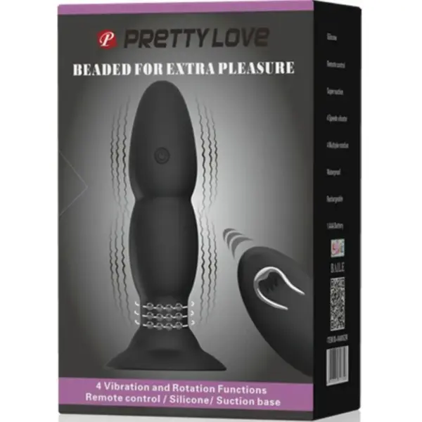 Pretty Love - Plug vibrador y rotación por control remoto - Imagen 8