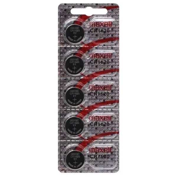 Maxell - Pila Botón Litio CR1620 3V Blister*5