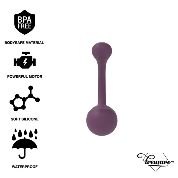 Treasure - Vibrador doble Merlin con control remoto - Imagen 2