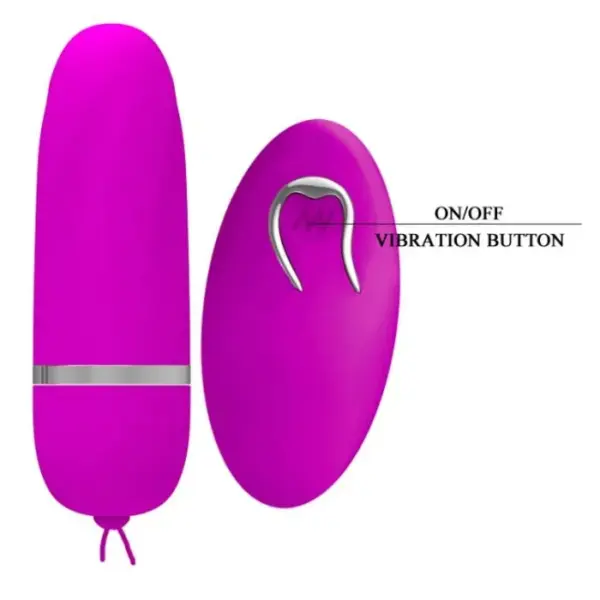 Pretty Love - Huevo Vibrador Debby con Mando Lila - Imagen 6