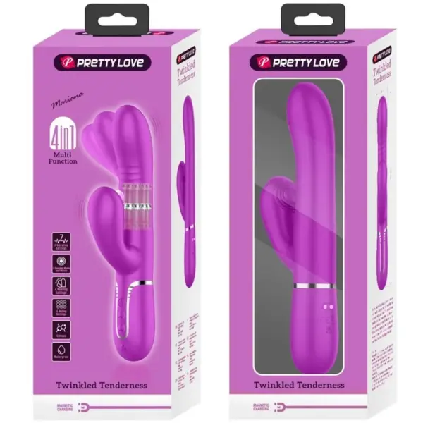 Pretty Love - Vibrador punto G multifunción fucsia - Imagen 4