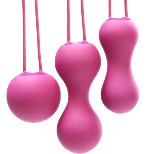 JE JOUE - Bolas Kegel Ami - Fucsia para un Suelo Pélvico Saludable y Placentero - Imagen 3