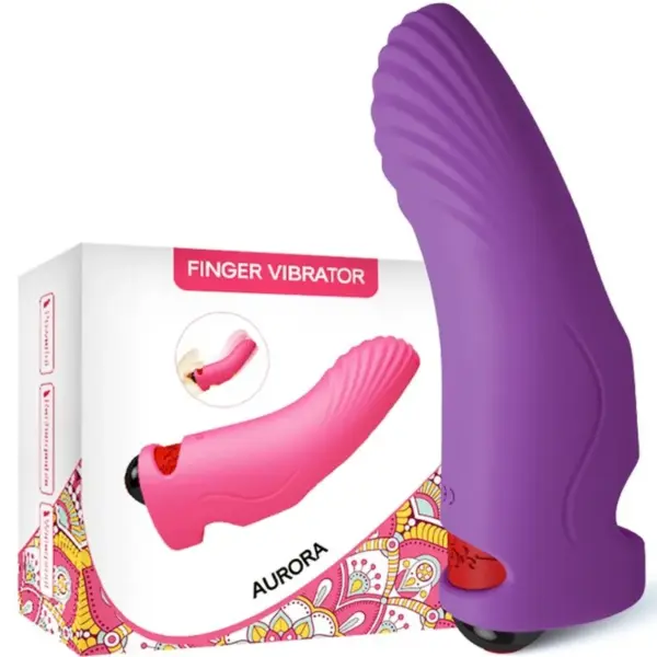 ARMONY - Vibrador Dedal Violeta para Placer Intenso - Imagen 4