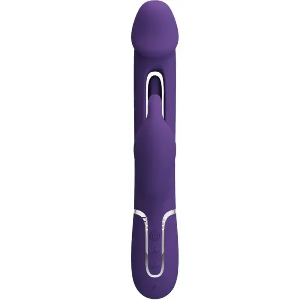 Pretty Love - Vibrador rabbit con licking morado - Imagen 3