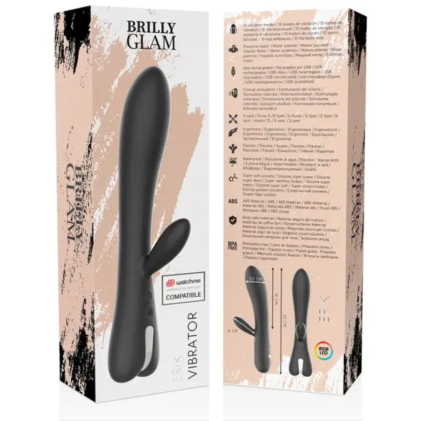 Brilly Glam - Erik Vibrador Compatible con Watchme Wireless Technology - Imagen 12