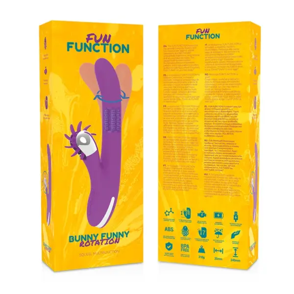 FUN FUNCTION - Bunny Funny Rotation 2.0 - Estimulador Clitoriano Premium - Imagen 9