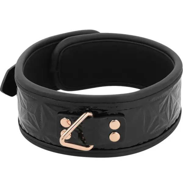 BEGME - Collar de Cuero Vegano Black Edition para BDSM - Imagen 3