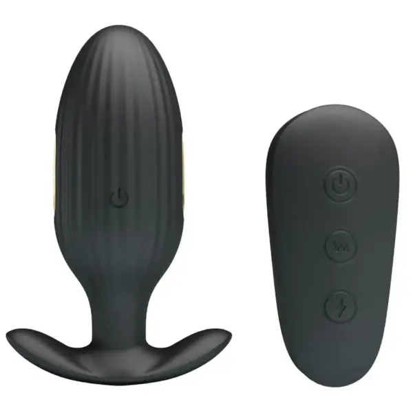 Pretty Love - Kelly Plug Anal Vibrador Recargable Negro - Imagen 4