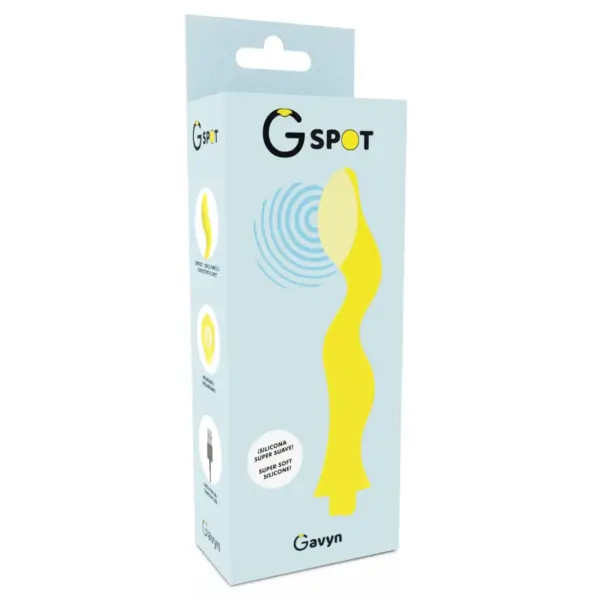 G-SPOT - Vibrador Gavyn Punto G Amarillo - Imagen 2