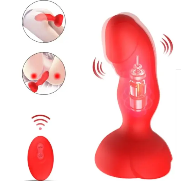 ARMONY - Vibrador y Plug Anal Control Remoto Rosa - Imagen 3