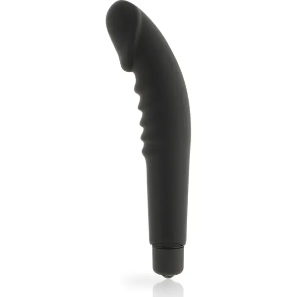 Dolce Vita - Vibrador Realistic Pleasure de Silicona Negro - Imagen 2