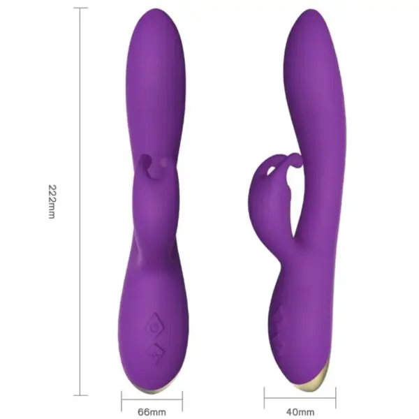 ARMONY - Vibrador rabbit con 9 modos de vibración en color violeta